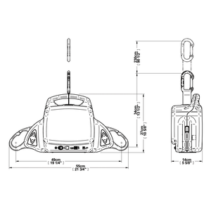 Savaria Portable Lift dimensions