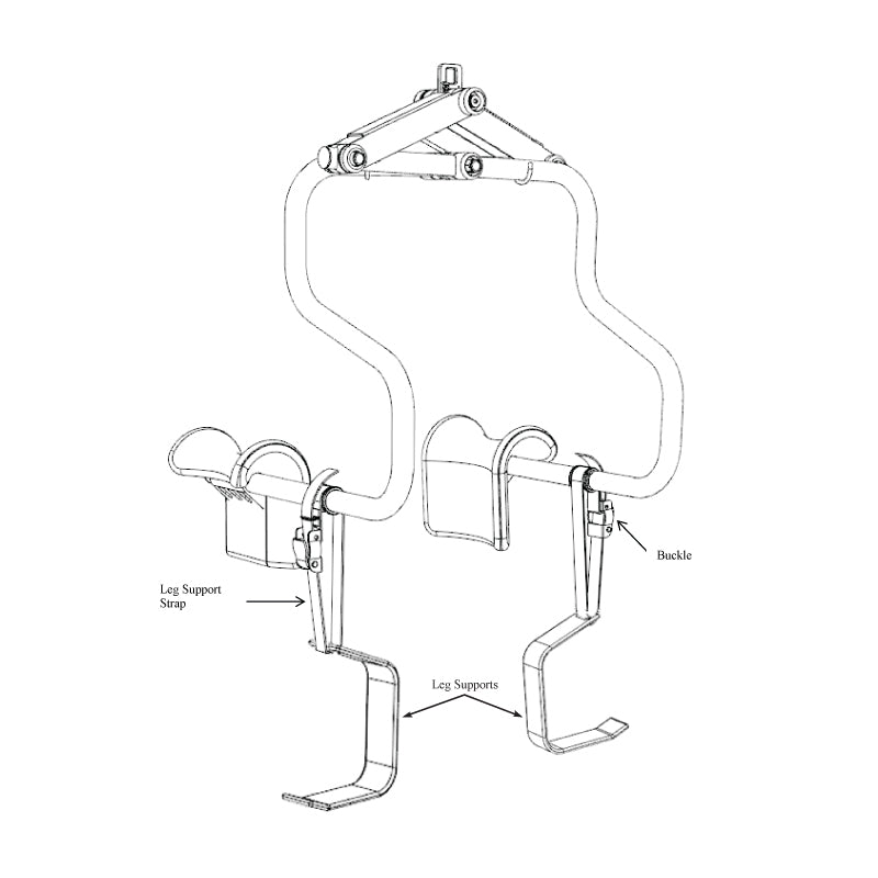 Shop: Replacement Parts | Handicare Independent Lifter Leg Support Kit ...