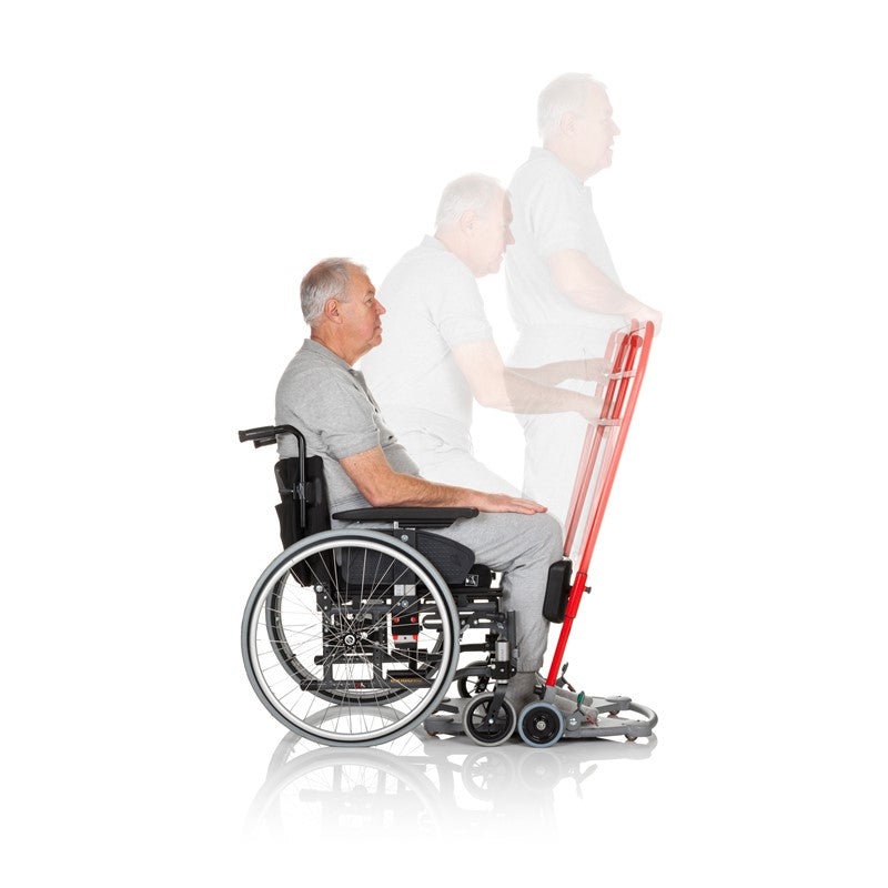 Sit-to-stand aid | Handicare SystemRoMedic ReTurn user – VIVA Mobility
