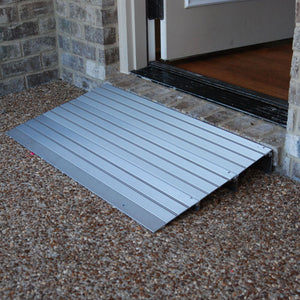 American Access Hero threshold ramp at house front door – Wheelchair Ramps | VIVA Mobility