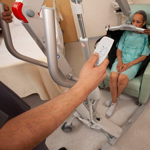 Handicare SystemRoMedic Eva mobile lift caregiver with remote – Patient Handling | VIVA Mobility