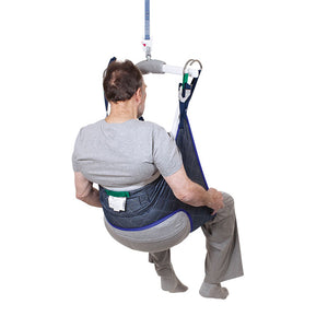 Handicare Hygiene sling back view, commode opening | Toileting Slings - VIVA Mobility