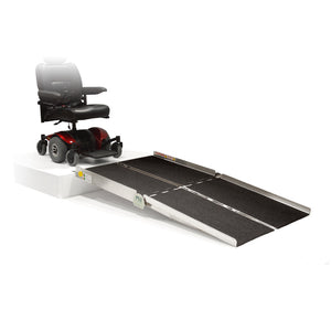 PVI Bariatric Multifold Ramp safe for power wheelchairs | VIVA Mobility