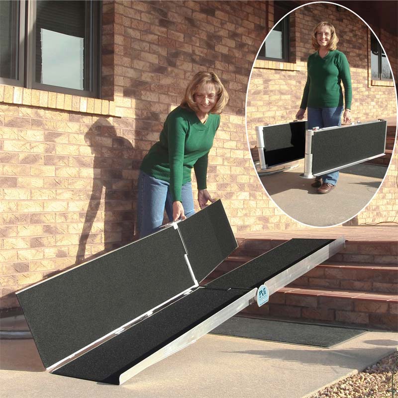 Unfoldable Ramp Shop: Accessibility Ramps | PVI Multifold Portable Ramp – VIVA Mobility