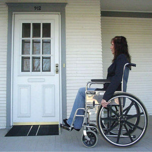 PVI Self-Supporting Solid Surface Threshold Ramp home user | VIVA Mobility