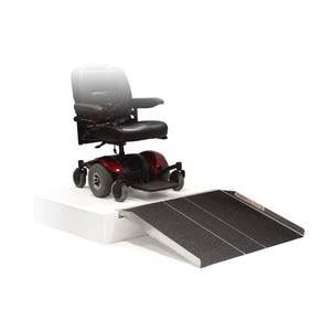 PVI Sold Ramp with power wheelchair | VIVA Mobility